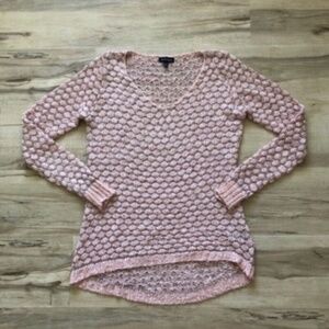 Le Chateau Blush V-Neck Sweater